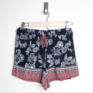 Angie Boho Print Lounge Shorts